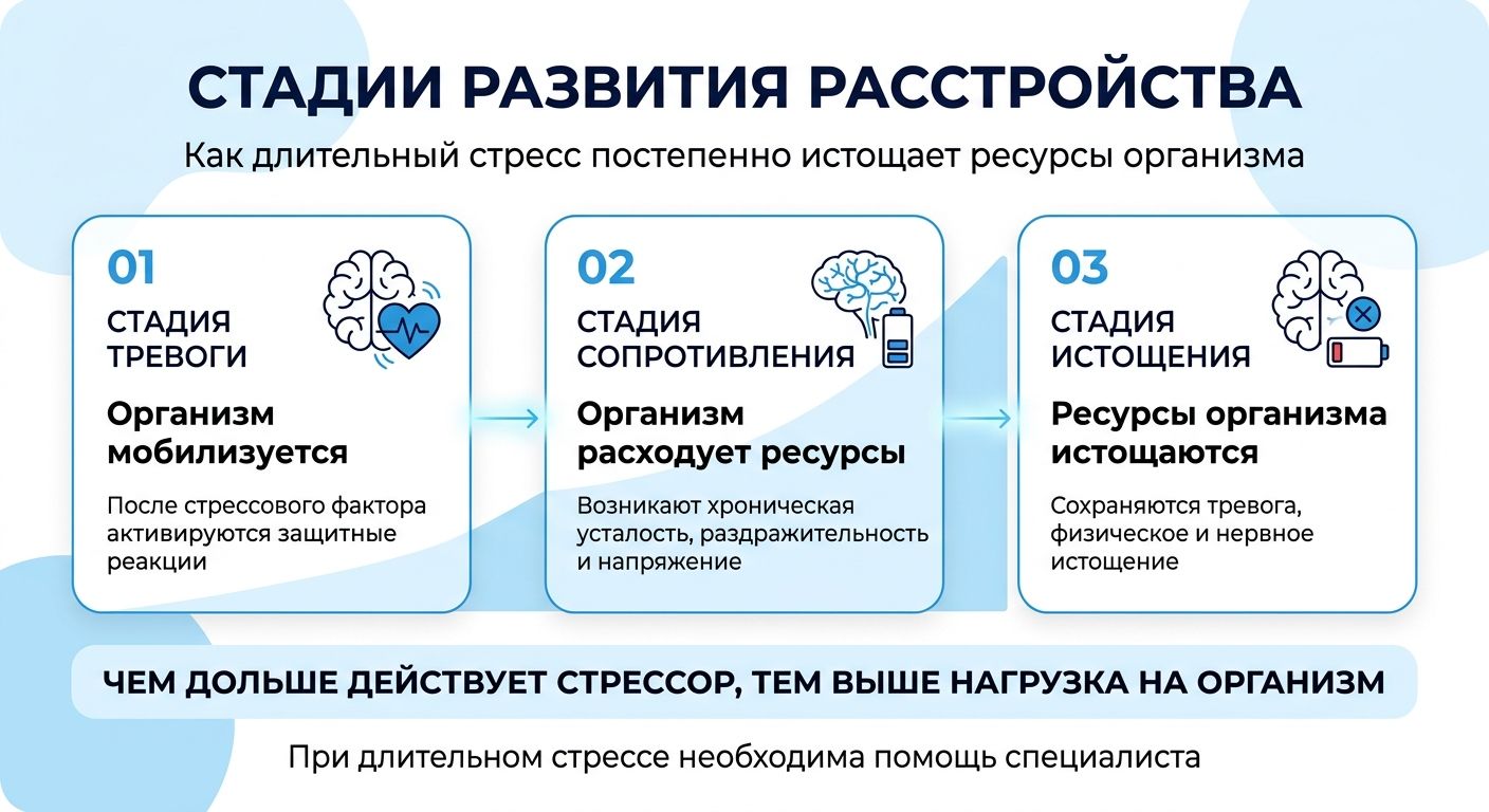 Лечение стресса в Мелитополе инфографика